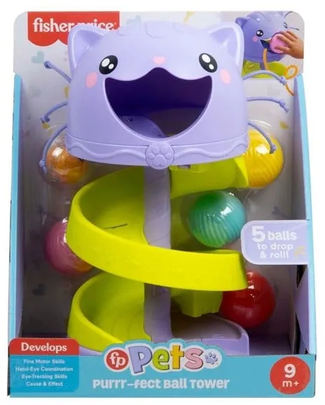 Fisher Price Golyótorony macskával