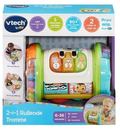 VTech 2-az-1-ben Guruló Felfedező Dob DK