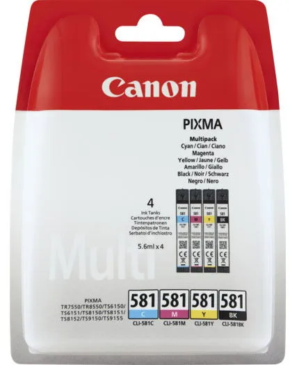 Canon CLI-581 Multi Pack tintapatronok, több színű