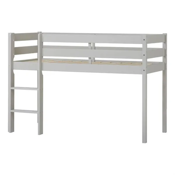 Hoppekids ECO Comfort félig magas ágy 90x200 cm - Dove Grey
