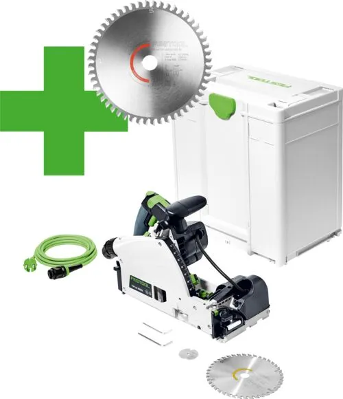 Festool merülőfűrész elővágóval TSV 60 KEBQ-Plus Master Edition