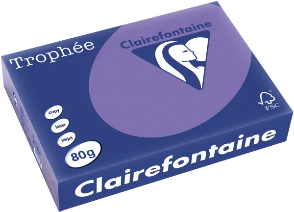 Q-connect Trophee másolópapír A4 80g erős lila 500 lap