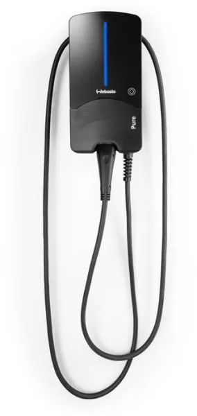 Webasto Pure töltődoboz 22 kW Type 2 Black Edition 4,5 m kábellel - Integrált Type B hibaáram-védelemmel
