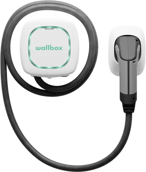 Wallbox Pulsar Plus töltődoboz Wi-Fi-vel, 22 kW, 7 méter, Type 2, fehér