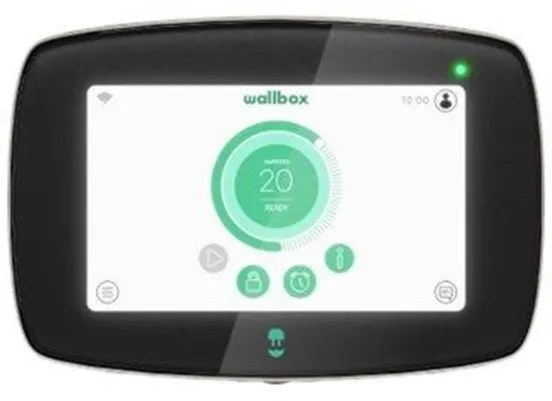 Wallbox Commander 2 töltődoboz Wi-Fi-vel, 22 kW, 5 méter, Type 2, fekete