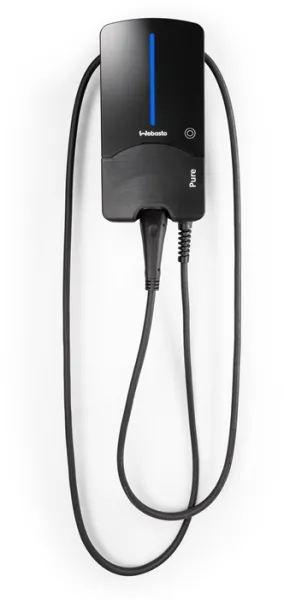 Webasto Pure töltődoboz 22 kW Type 2 Black Edition 7 m-es kábellel - Integrált Type B hibaáram-védelem