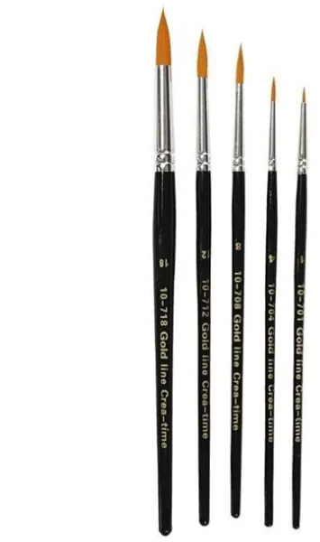 Creativ Company Gold Line - Ecsetek (No. 1 + 18)