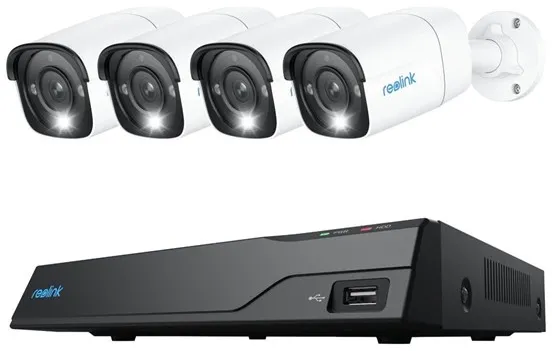 REOLINK NVS8-12MB4 - NVR + kamera(k) - vezetékes (Ethernet 10Base-T/100Base-T) - AC-táplált PoE