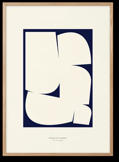 Peléton Shapes of Curves 05 50x70 Afisa