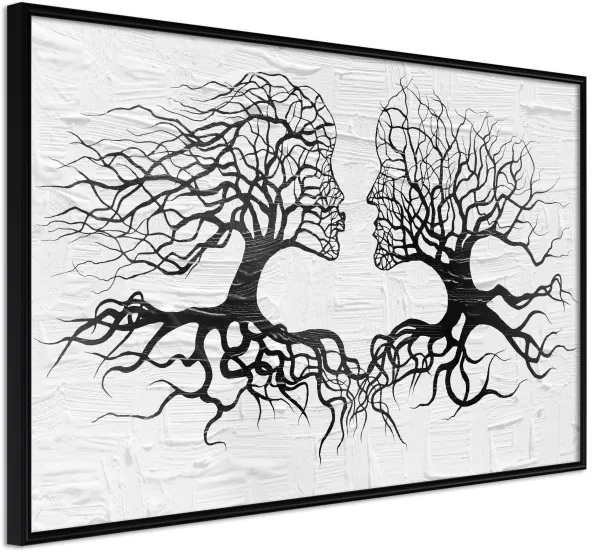 ARTGEIST Poszter kerettel - Like the Old Trees fekete paszpartuval 60x40