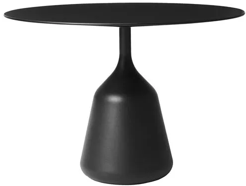 Wendelbo Coin Oldalsó Asztal Fedél Fekete Laminátum