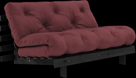 Karup Design Roots Kanapéágy matraccal Roots 140x200 Bordeaux/Feketelakkozott