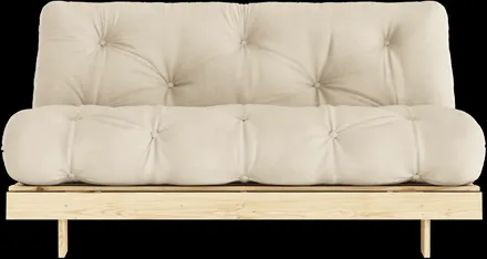 Karup Design Roots kanapéágy matraccal 160x200 747 Bézs/Fenyő