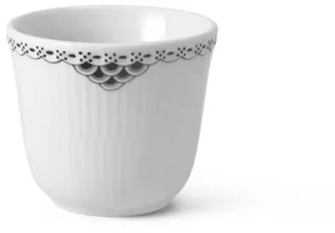 Royal Copenhagen Fekete Bordázott Csipke termoszbögre 26 cl