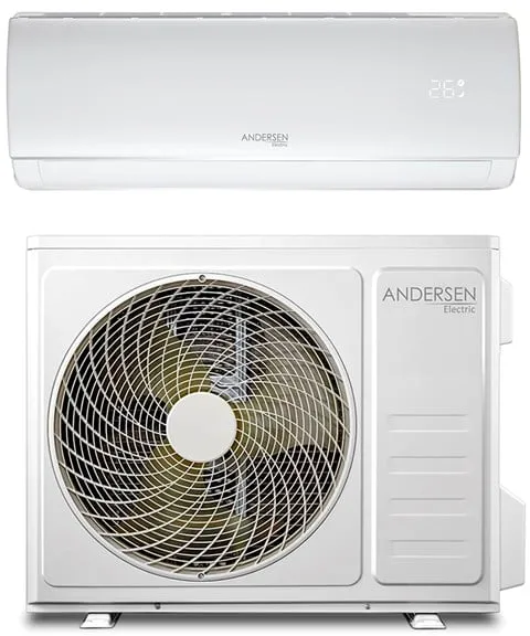 Andersen Electric AE 18000 levegő/levegő hőszivattyú WiFi-vel, 6 kW, 5–135 m², fehér