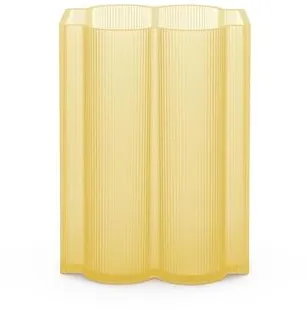 Kartell Okra Váza Alacsony Sárga