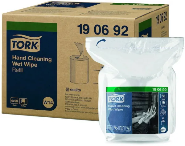 Tork Premium Wet Wipes utántöltő kéztörlő pk/58 lap